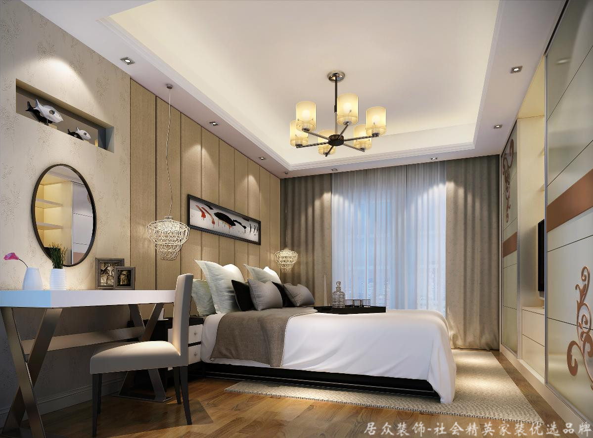 别墅 简约 现代 卧室图片来自gqx9211300在干净而纯粹的空间的分享