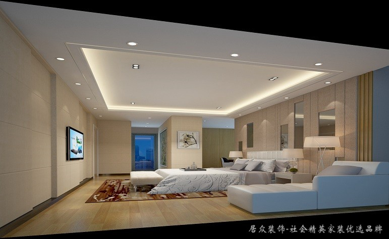 简约 现代 温馨 卧室图片来自深圳居众装饰集团在居众装饰-星河丹堤-现代-420平的分享
