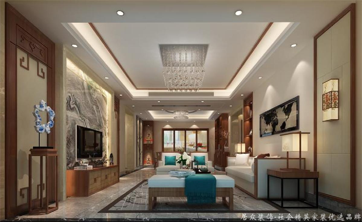 三居 新中式 客厅图片来自gz居众装饰在中式韵味的分享
