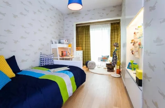 儿童房图片来自成都百纳家居装饰公司在90㎡阳光北欧风3居室的分享