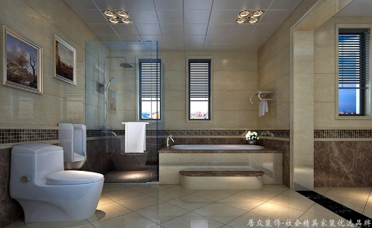 卫生间图片来自居众装饰长沙分公司在湘江豪庭-北欧-别墅的分享