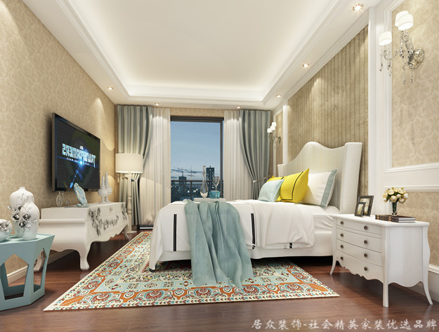四居 欧式 平层 卧室图片来自gqx9211300在龙光天悦龙庭-欧式风格四居的分享