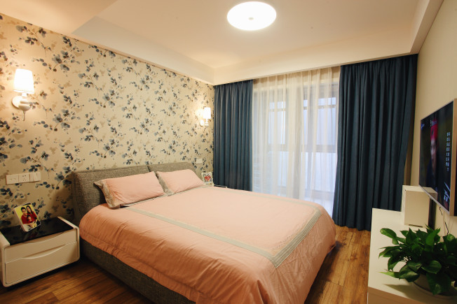 卧室图片来自武汉苹果装饰在金地自在城的分享