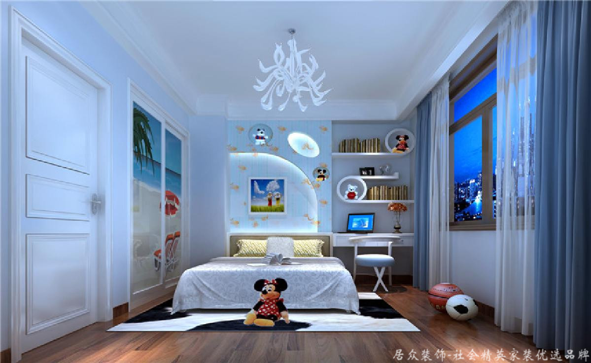 简约 别墅 小资 儿童房图片来自gz居众装饰在碧桂园凤凰城3的分享