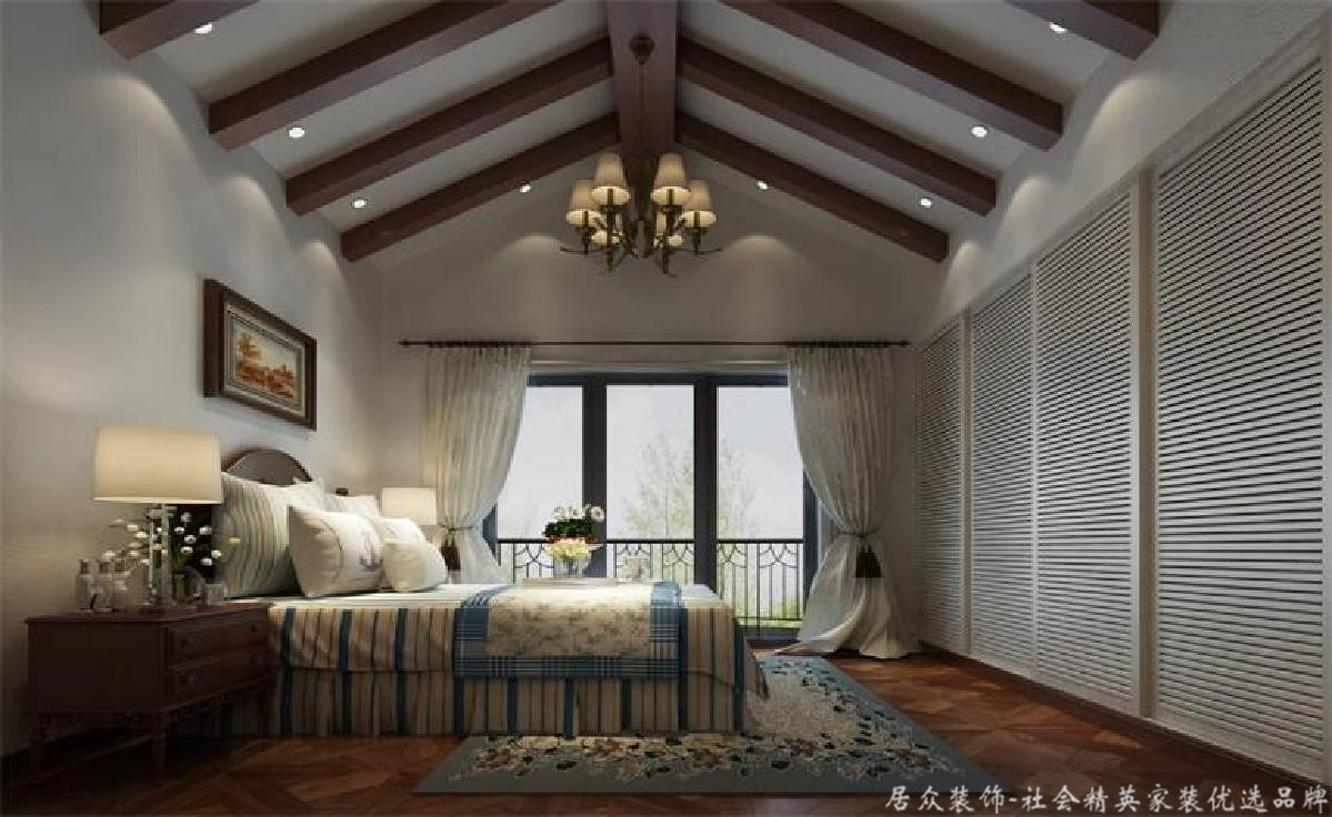 卧室图片来自重庆居众装饰在金科小城故事-田园风格-280㎡的分享