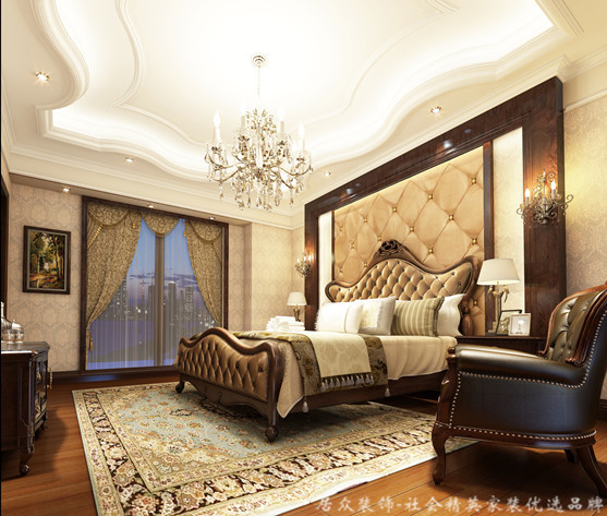 欧式 五居 平层 卧室图片来自gqx9211300在天悦城-欧式风格五居的分享