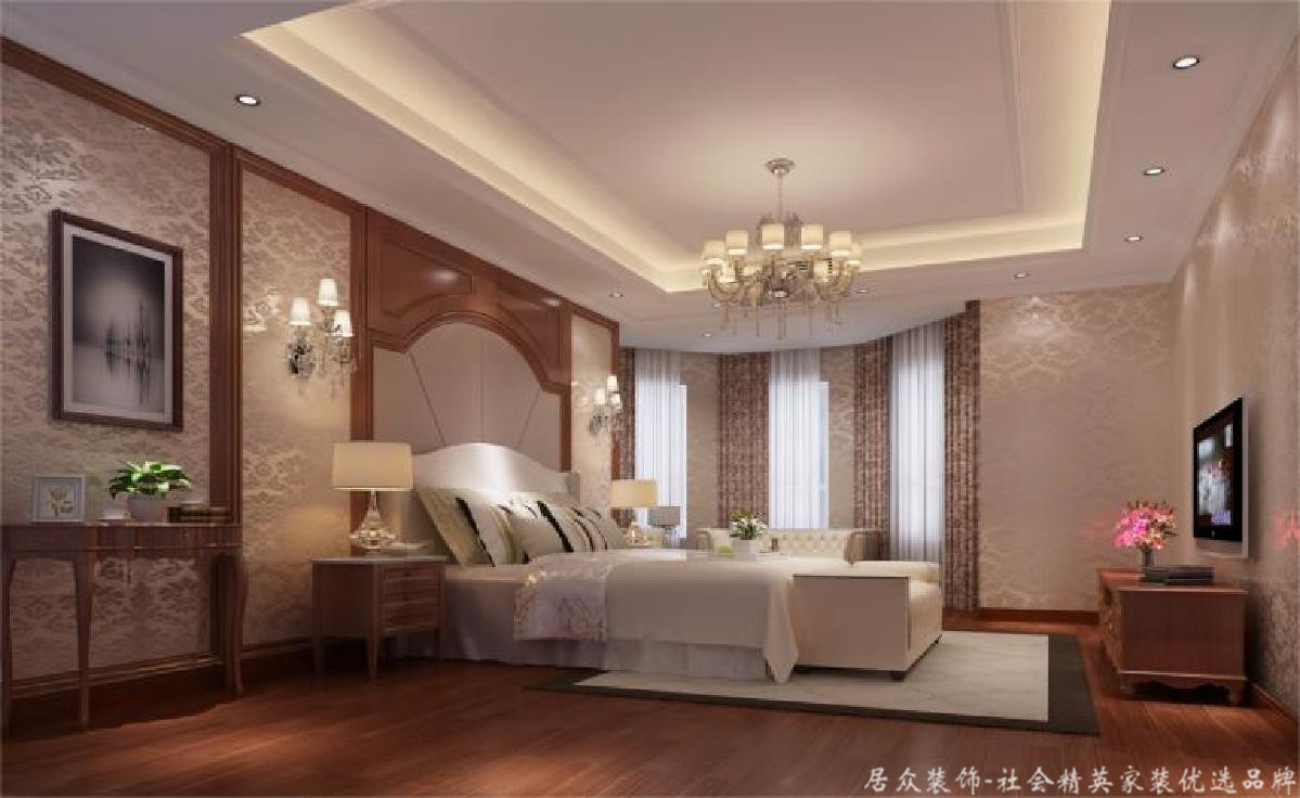 简欧 居众 卧室图片来自重庆居众装饰在棕榈泉-其他风格-320㎡的分享