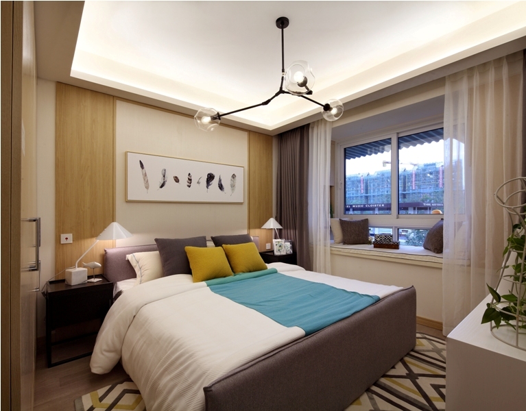 三居 卧室图片来自梁苏杭在上海万科安亭样板房的分享