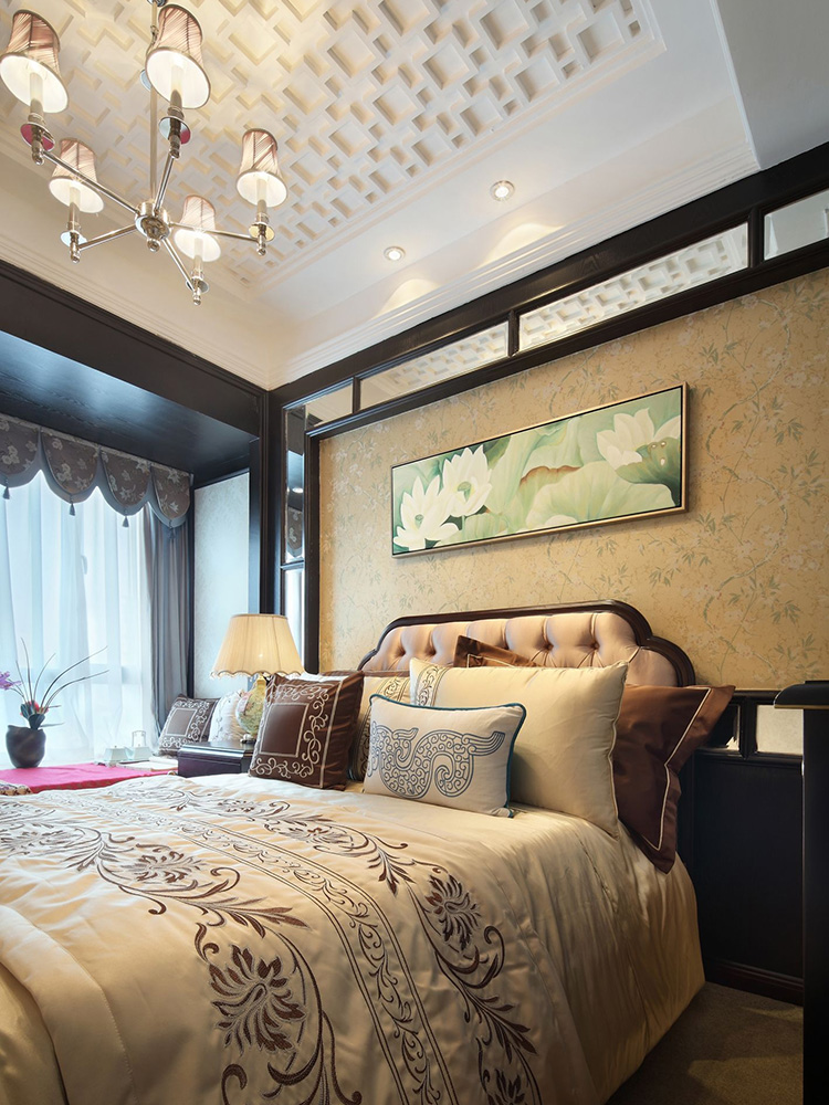 混搭 三居 卧室图片来自tjsczs88在典雅时尚混搭色的分享