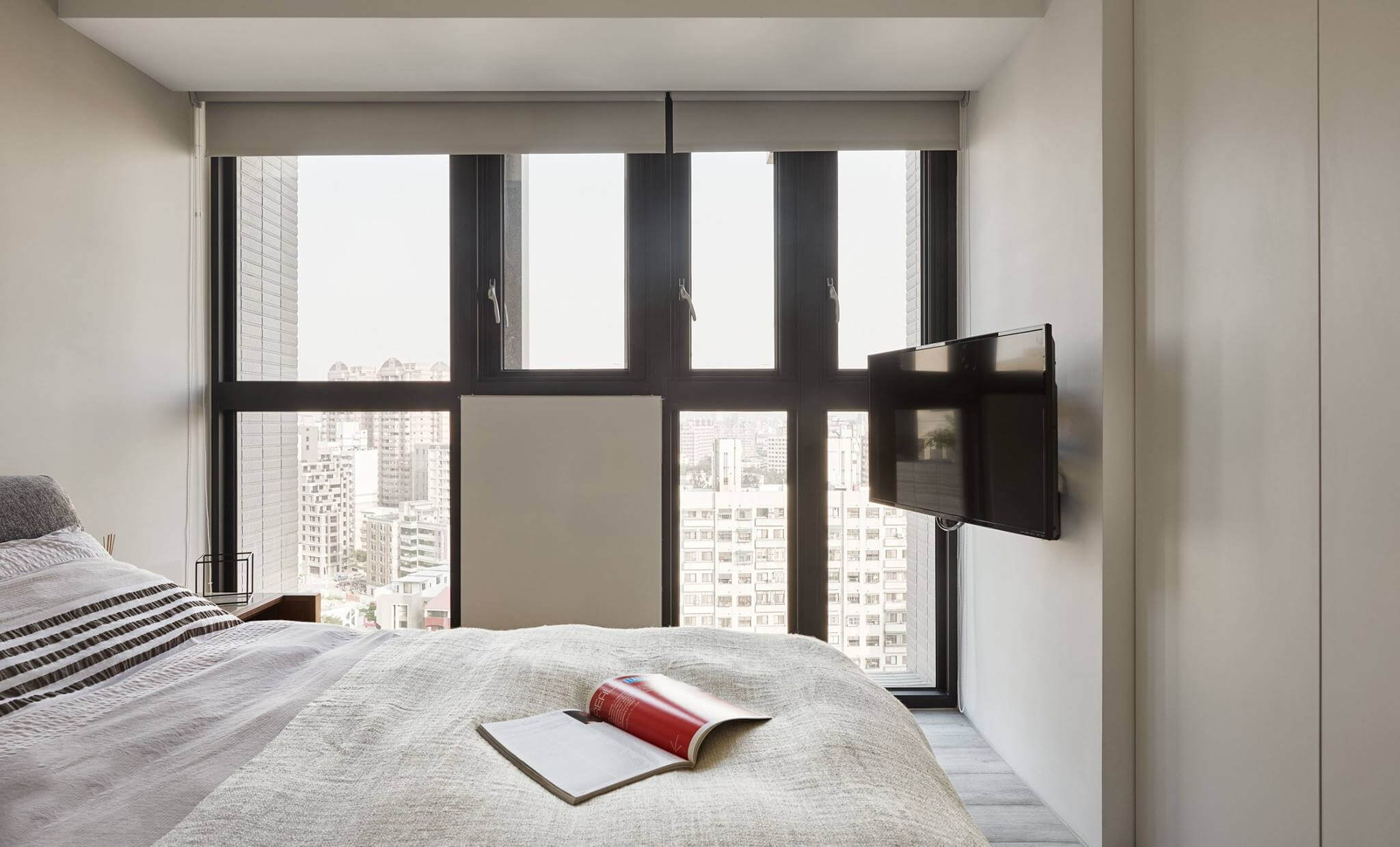 西宸原著 简约 别墅 卧室图片来自别墅设计师杨洋在现代极简风格-触动的分享