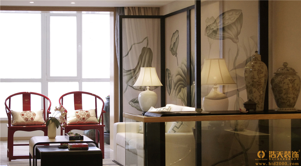 别墅 新亚洲 客厅图片来自深圳浩天装饰在浩天装饰德尚世家-新亚洲风格的分享