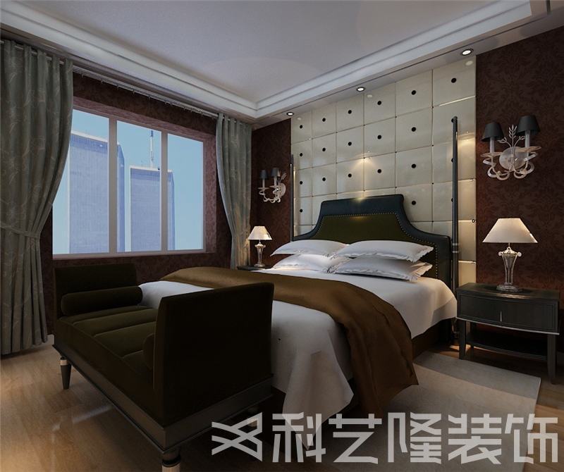 卧室图片来自天津科艺隆装饰在人才公寓—现代简约—74.88㎡的分享