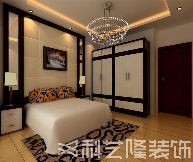 卧室图片来自天津科艺隆装饰在人才公寓—简约风格—79㎡的分享