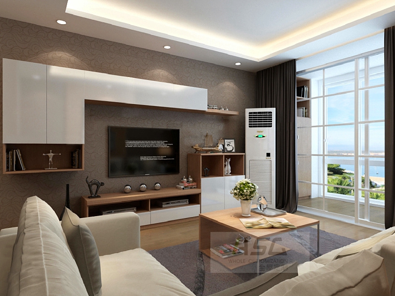 欧式 田园 混搭 客厅 卧室图片来自homehsg在深圳惠尚格家具定制电视