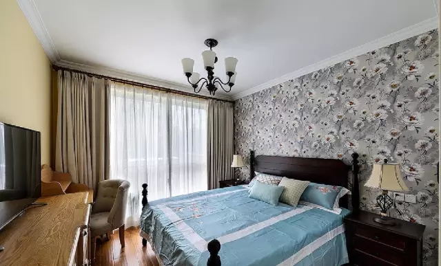 简约 混搭 三居 卧室图片来自实创装饰上海公司在98㎡美式混搭风朋友都夸赞漂亮的分享