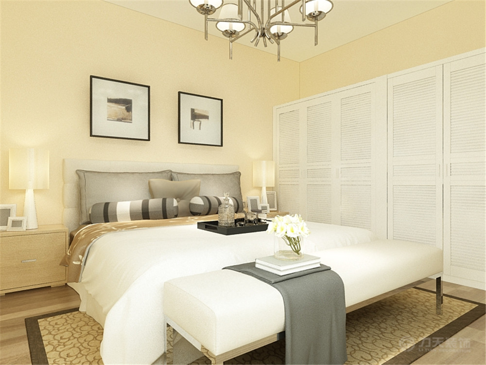 卧室图片来自阳光力天装饰在简约 华富家园  98㎡的分享