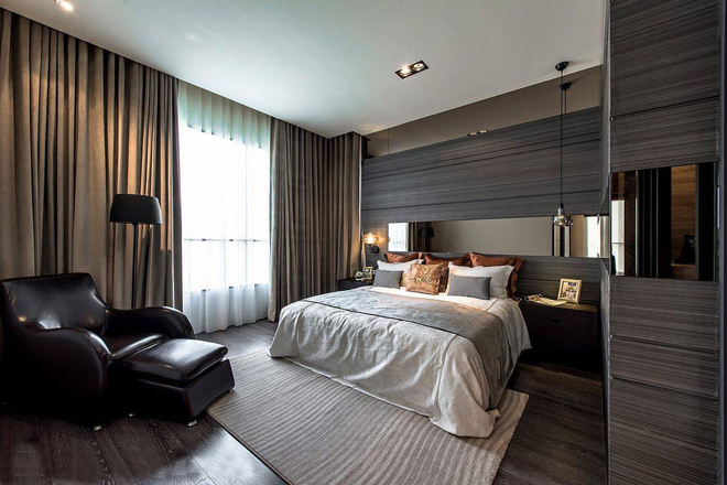 鲁能7號 别墅 简约 卧室图片来自别墅设计师杨洋在现代简约生活-鲁能7號别墅的分享