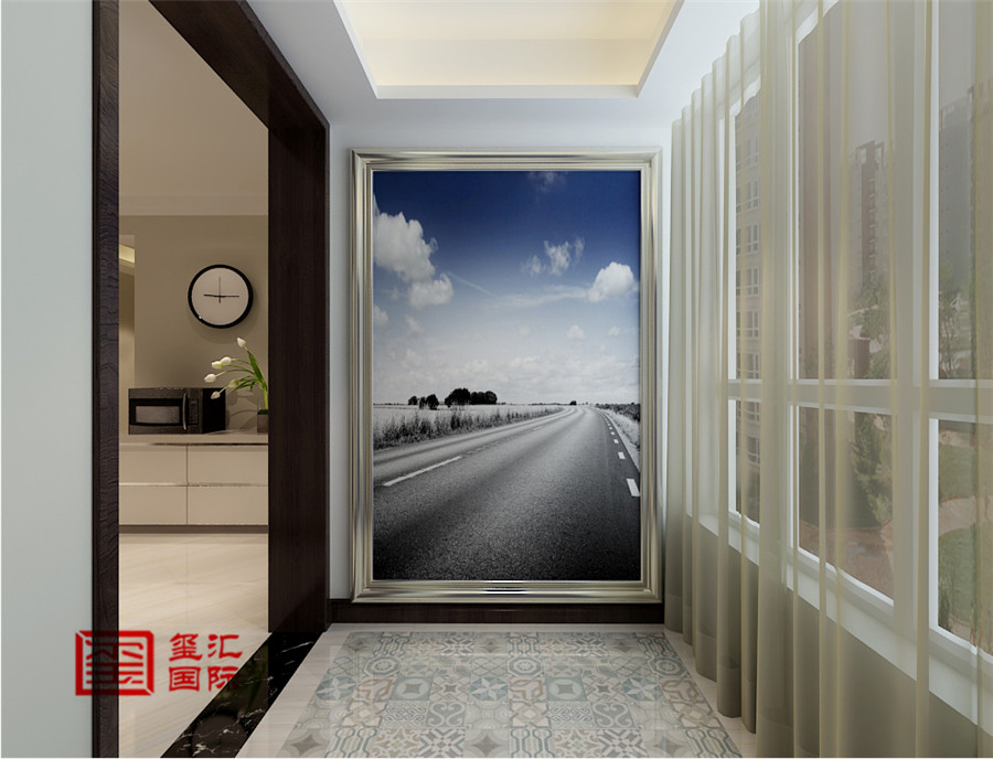 三居 玺汇国际 现代 阳台图片来自河北玺汇国际装饰公司在135平卓达明郡现代风格的分享