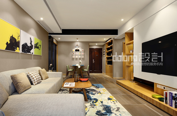 现代风格 客厅图片来自DoLong董龙设计在YOUNG·节奏的分享