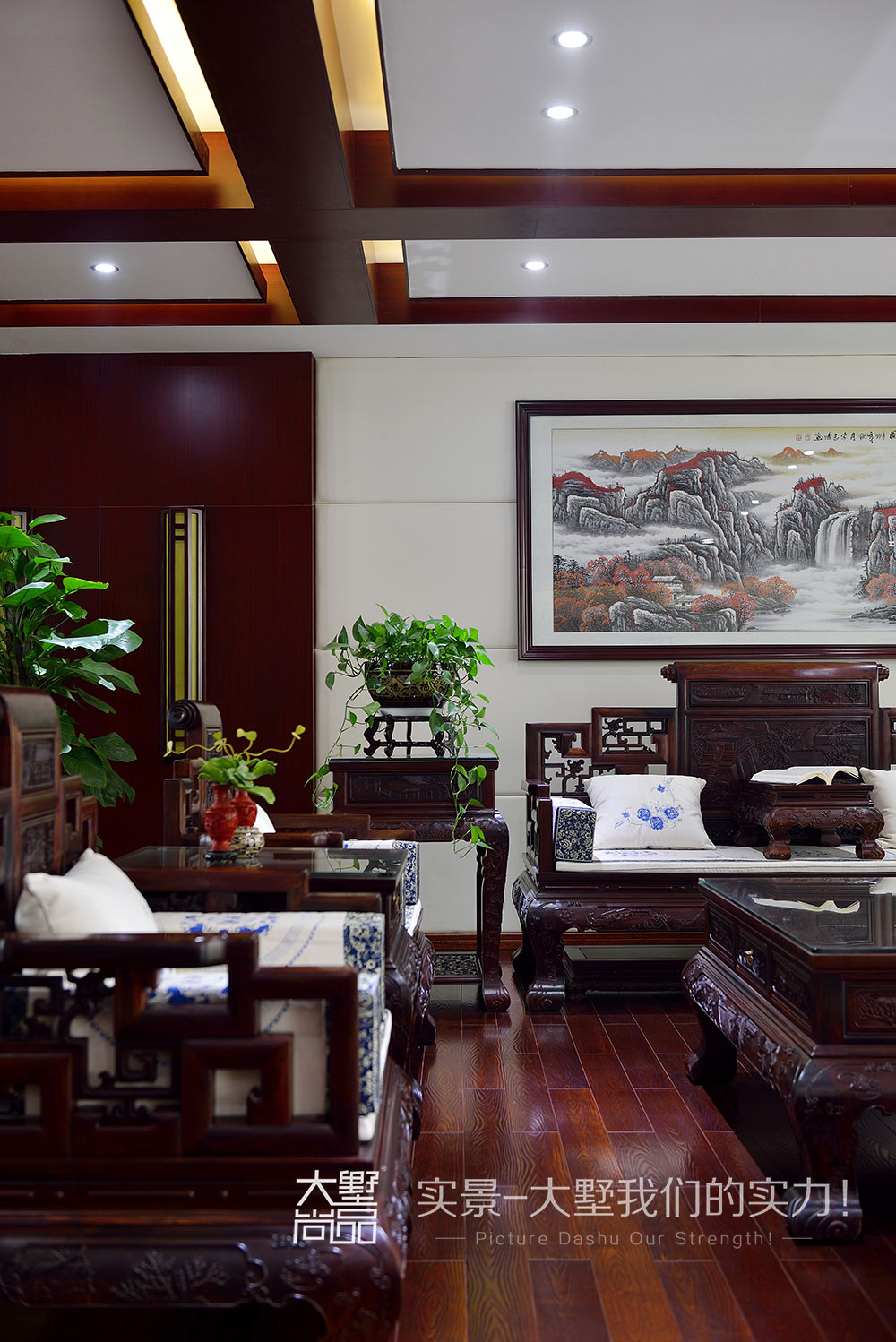 中式 客厅图片来自大墅尚品-由伟壮设计在清韵·营造静谧如诗的空间氛围的分享
