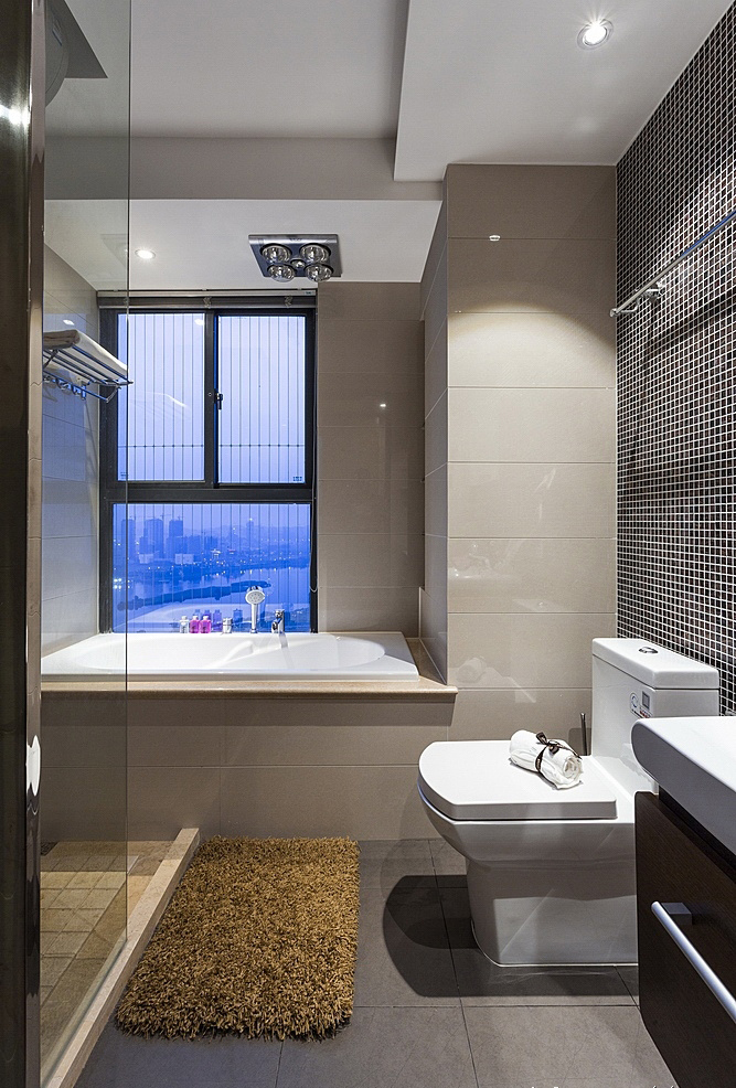 三居 简约 白领 卫生间图片来自九鼎建筑装饰工程有限公司成都分在金辉风尚的分享