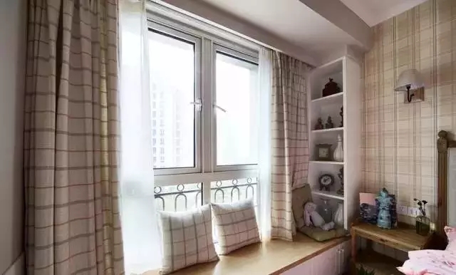 简约 美式 三居 卧室图片来自实创装饰上海公司在96㎡简约美式风，舒适温馨小家~的分享