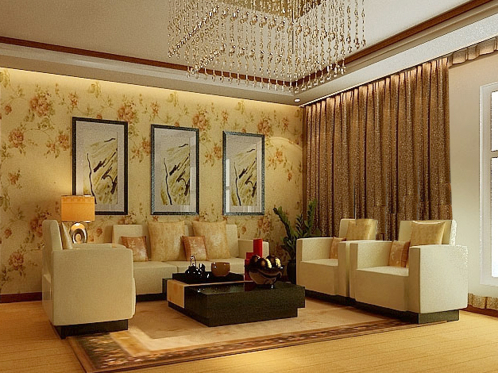 中式 三居 客厅图片来自tjsczs88在温柔清婉，现代中式的分享