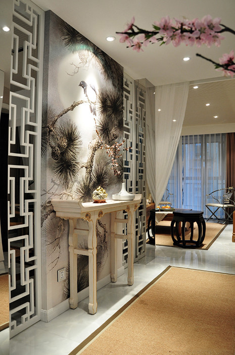 三居 新中式 客厅图片来自今朝装饰张智慧在118平现代新中式风格的分享