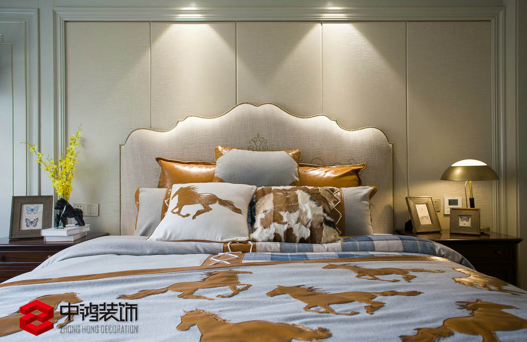 三居 卧室 客厅 别墅 欧式图片来自中鸿装饰-客服1在欧式风格样板间的分享