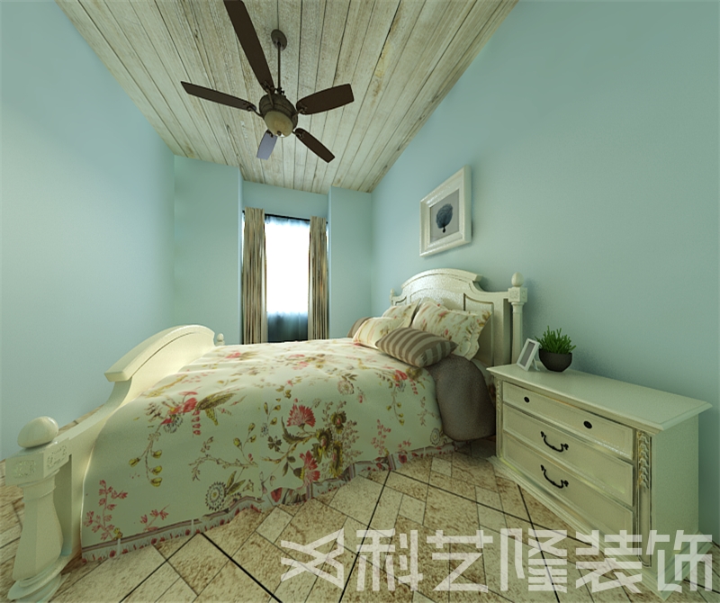 客厅图片来自天津科艺隆装饰在耀华心壹街—田园风格—89.43㎡的分享