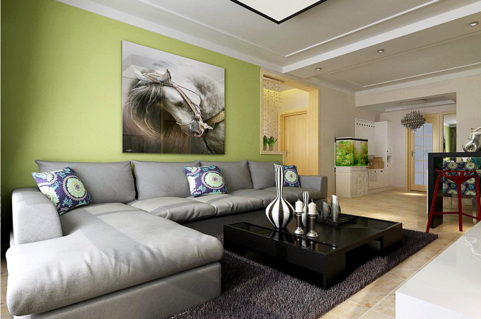 客厅图片来自日升嬛嬛在90平两居室现代简约风的分享
