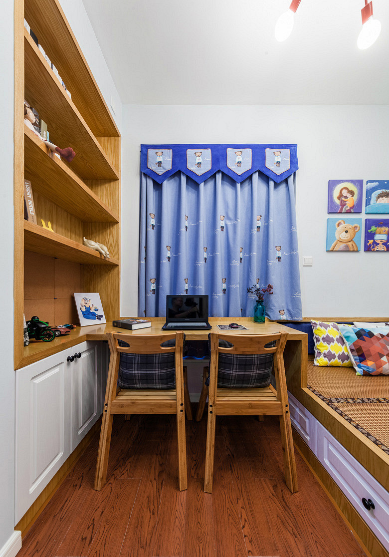 儿童房图片来自家装大管家在唯美纯净 88平北欧风情时尚空间的分享