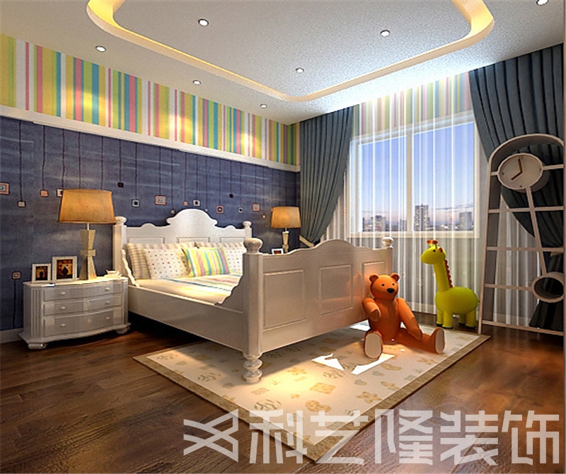 卧室图片来自天津科艺隆装饰在远洋风景—现代简约—120㎡的分享