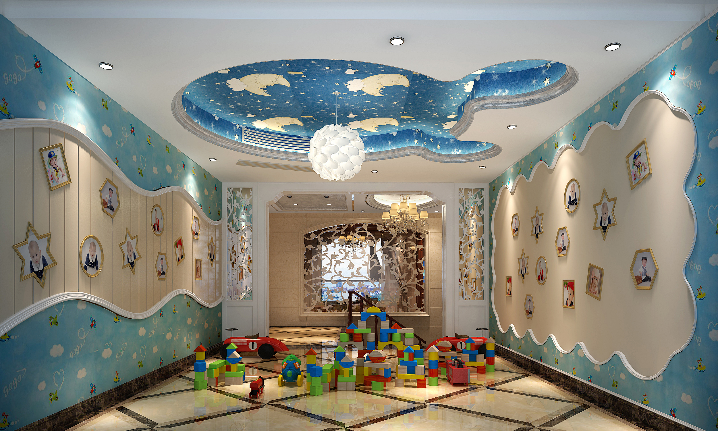 欧式 别墅 精装 儿童房图片来自深圳市尚易装饰在瑞和耶纳 精装奢华别墅的分享