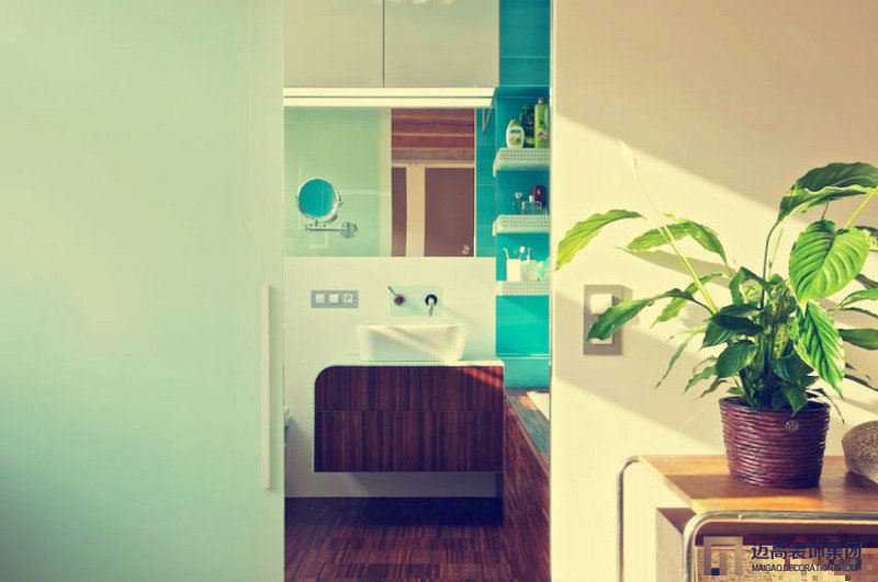 简约 二居 收纳 旧房改造 卫生间图片来自迈高国际设计在清新loft公寓的分享