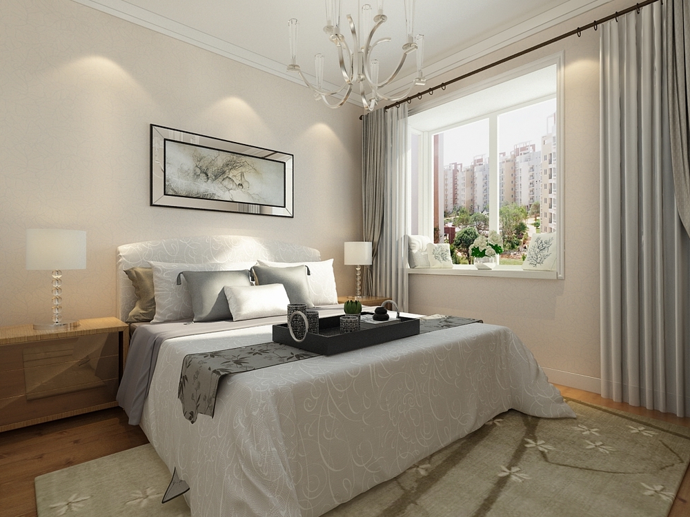 卧室图片来自阳光力天装饰在现代风格   金隅悦城  82㎡的分享