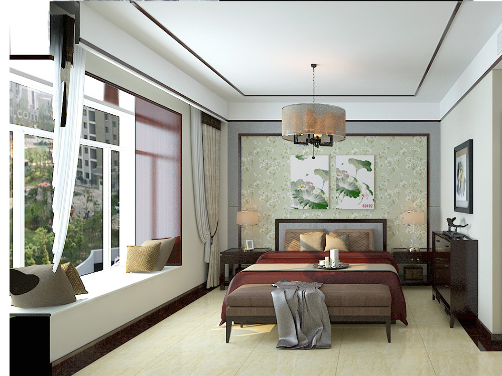 中式 四居室 卧室图片来自tjsczs88在一一风荷举的分享