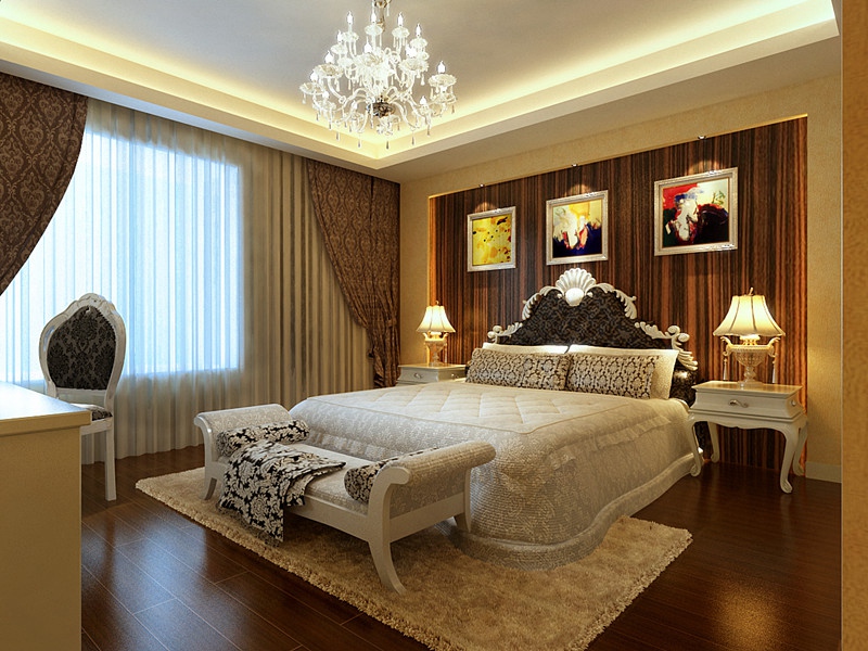 欧式 别墅 白领 收纳 80后 小资 卧室图片来自天津实创装饰赵在力高阳光海岸欧式风格的分享