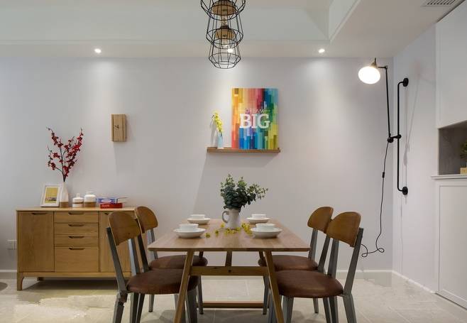 简约 二居 餐厅图片来自实创装饰上海公司在100平清新两居室的分享