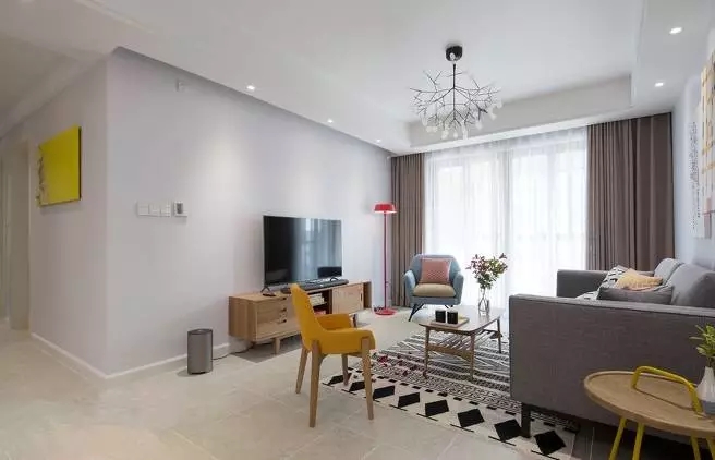 简约 二居 客厅图片来自实创装饰上海公司在100平清新两居室的分享