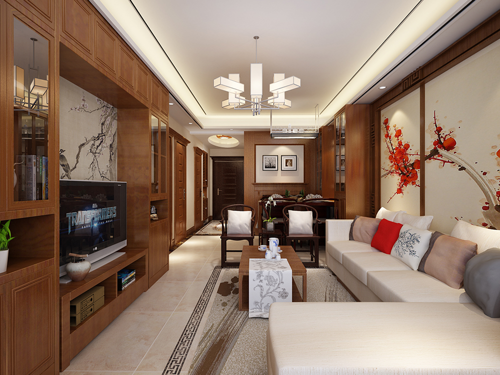 二居 中式 客厅图片来自tjsczs88在温雅清华，现代中式的分享