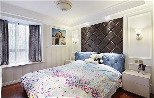 卧室图片来自武汉苹果装饰在名流映象的分享