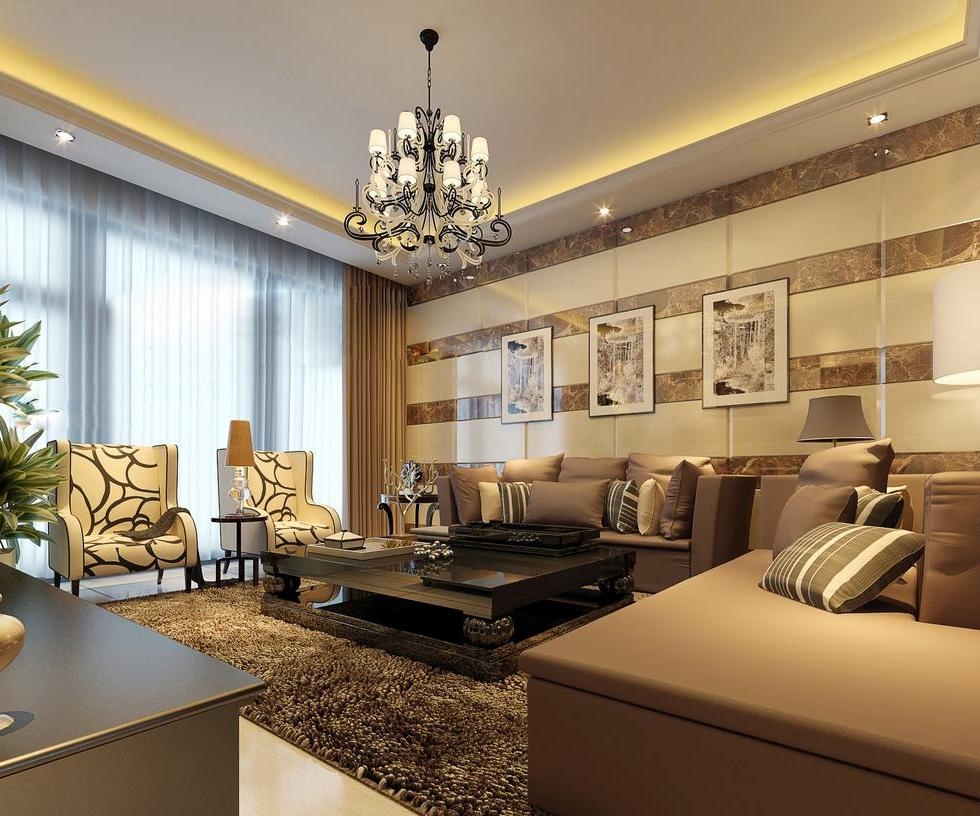 欧式 三居 客厅图片来自深圳市尚易装饰在优山美地 欧式舒适 三居 实景的分享