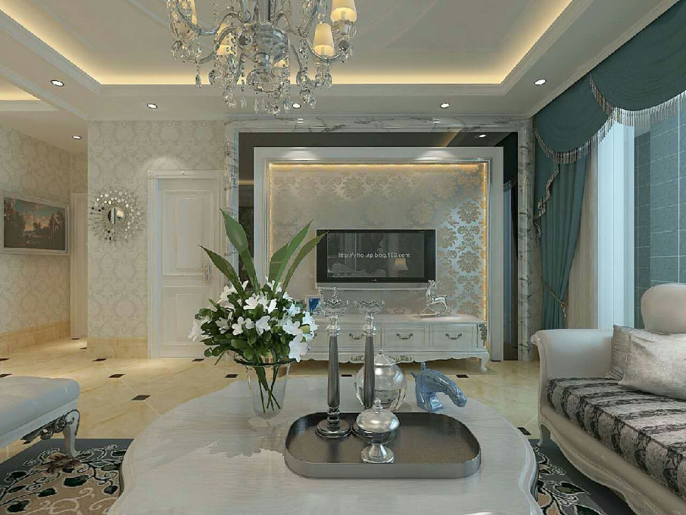 欧式 三居 客厅图片来自tjsczs88在清新雅致，浪漫简欧的分享