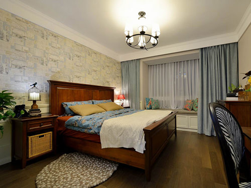 卧室图片来自武汉苹果装饰在苹果装饰 国博新城案例的分享