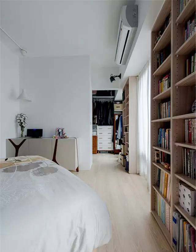 卧室图片来自实创装饰上海公司在两套迥异的70平一居室的分享