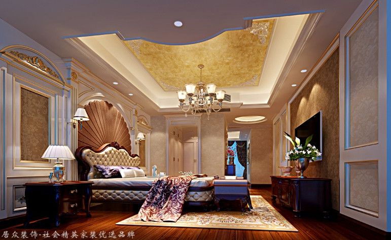 混搭 复式 卧室图片来自杭州居众装饰集团设计院在和家园 -混搭风格-270平的分享