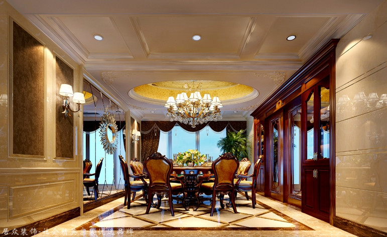 混搭 复式 餐厅图片来自杭州居众装饰集团设计院在和家园 -混搭风格-270平的分享