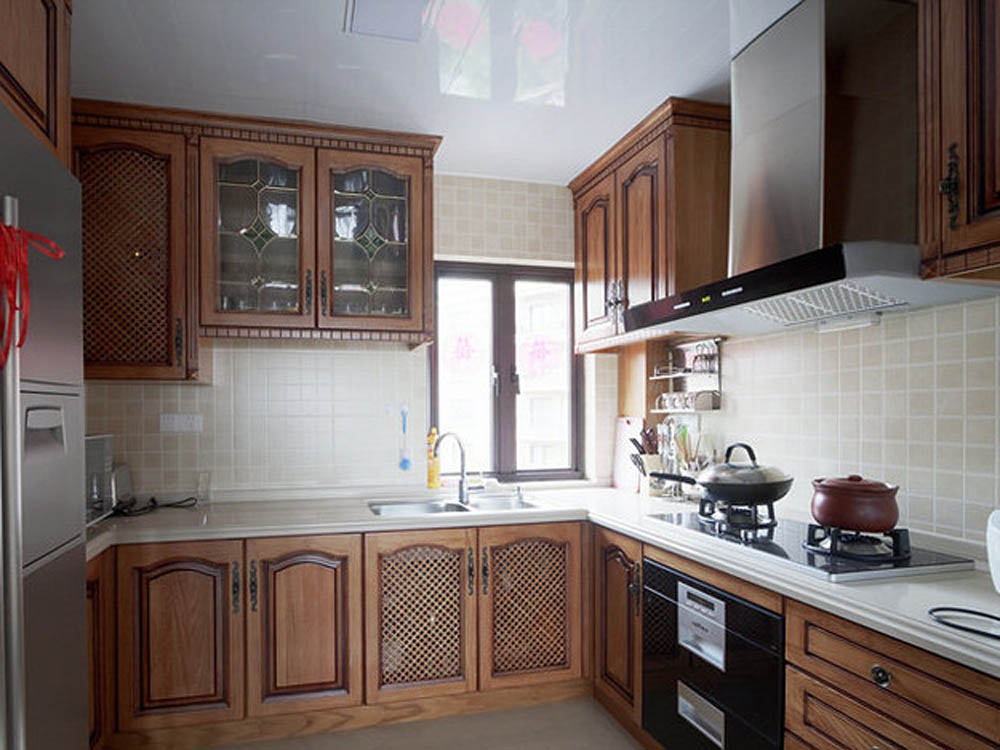 欧式 二居 厨房图片来自tjsczs88在清雅俊逸，素白简欧的分享