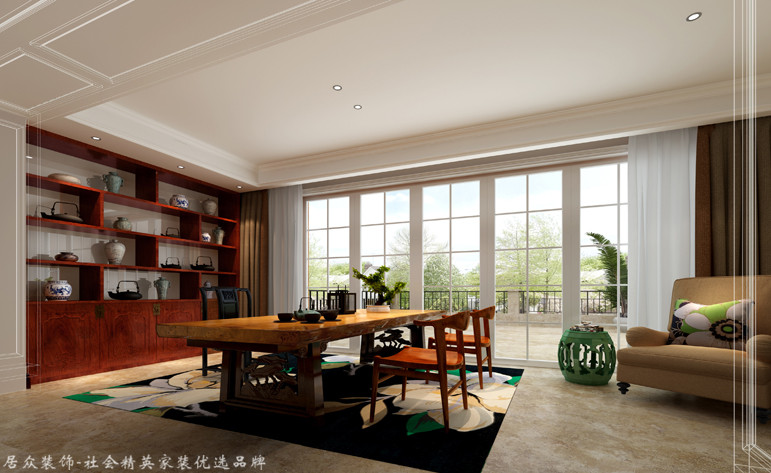 美式 别墅 其他图片来自杭州居众装饰集团设计院在桃花源-美式风格-344平的分享